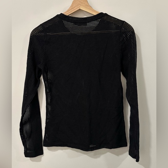 Aritzia Size (S) Mesh Longsleeve Black - Picture 2 of 2